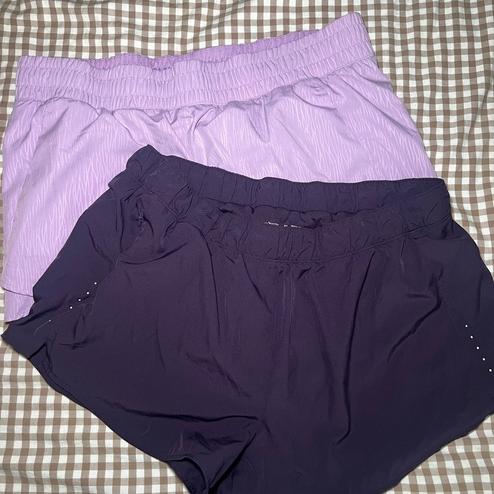 Bundle of 2 Purple Athletic Shorts